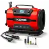 KOBB KB301 Dijital Lastik Şişirme Pompası, 12V/220V, 150 PSI, 35L/dk Hava Akışı, LED Ekran, Siyah, 1.6kg