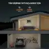 KOBB KB301 Dijital Lastik Şişirme Pompası, 12V/220V, 150 PSI, 35L/dk Hava Akışı, LED Ekran, Siyah, 1.6kg