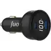 Juo 100W Led Ekranlı Type-C + USB-A Araç Şarj Aleti iPhone & Android & Notebook Araç içi Şarj Cihazı