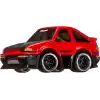 MGAE CarTuned JDM Seri 2 1985-87 Sprinter Trueno GT-Apex AE86, Siyah Kırmızı, Diecast Metal Oyuncak Araba, Koleksiyon
