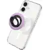 Spigen MagSafe Destekli Modeller ile Uyumlu Telefon Tutucu Halka Nano Pop Mag Fit Stand özellikli Purple - AMP09030
