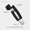 Planet Waves DAddario Accessories Pro-Winder - Gitar Teli Sargısı, Kesici, Köprü Pimi Çekici, Üstün Ergonomik Hepsi Bir Arada Alet, Germe İçin, Siyah