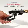 Planet Waves DAddario Accessories Pro-Winder - Gitar Teli Sargısı, Kesici, Köprü Pimi Çekici, Üstün Ergonomik Hepsi Bir Arada Alet, Germe İçin, Siyah