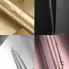 PARKER Jotter XL tükenmez kalem, tek renkli, paslanmaz çelik, orta kalem ucu, mavi mürekkep, hediye kutusu