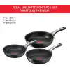 Tefal Titanyum 6X UnlimitedOne İndüksiyon Tabanlı 20/24/28 Cm 3lü Tava Seti - 2100116646