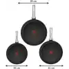 Tefal Titanyum 6X UnlimitedOne İndüksiyon Tabanlı 20/24/28 Cm 3lü Tava Seti - 2100116646