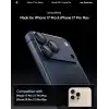 Spigen iPhone 17 Pro/Pro Max / 16 Pro/16 Pro Max / 15 Pro/15 Pro Max ile Uyumlu Kamera Lens Koruyucu Cam Kolay Kurulum Glas.tR EZ Fit Optik Pro (2 Adet) Blue Titanium - AGL07164