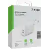 Belkin Çift 20W USB-C PD Duvar Şarj Cihazı 40W