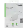 Belkin Çift 20W USB-C PD Duvar Şarj Cihazı 40W