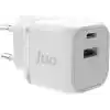 Juo 20w Gan Usb-c Usb-a Şarj Aleti Iphone & Ipad & Android Uyumlu Pd Qc4.0 Type-c Hızlı Şarj Cihazı