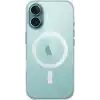 Apple iPhone 16 için MagSafe özellikli Şeffaf Kılıf ​​​​​​​