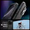 Spigen iPhone 16 Pro Max ile Uyumlu Kılıf Liquid Air Matte Black - ACS07988