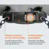 Spigen Apple Watch 49mm Ultra 4/3/2/1 ile Uyumlu Kılıf Rugged Armor Matte Black - ACS05456