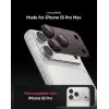 Spigen iPhone 18 Pro Max ile Uyumlu Kamera Lens Koruyucu Tam Kaplayan Cam Kolay Kurulum Glas.tR EZ Fit Optik Pro XL Dark Cherry - AGL12040
