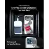 Spigen iPhone 18 Pro ile Uyumlu Kamera Lens Koruyucu Tam Kaplayan Cam Kolay Kurulum Glas.tR EZ Fit Optik Pro XL Dark Gray - AGL12035