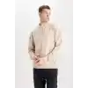 DeFacto Oversıze Kapüşonlu Sweatshirt B7849AXNS Erkek