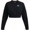 Under Armour Rakip Terry Büyük Boy Kırpılmış Bisiklet Yaka Sweatshirt Sweatshirt Kadın