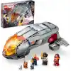 LEGO Marvel Hoopty 76232-8 Yaş ve Üzeri Kız ve Erkek Çocuklar için Süper Kahraman Hediyesi Fikri, Uzay Gemisi ve 3 Minifigür İçeren Eğlenceli Dekoratif Yaratıcı Oyuncak Yapım Seti (420 Parça)