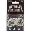 Jim Dunlop Dunlop Picks PH122P1.14 - Hetfield Beyaz Fang Akışı 1,14 mm - Oyuncu Paketi 6