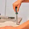 Bosch 3 parçalı törpü seti (sağlam ahşap törpü seti, düz, yarı yuvarlak ve yuvarlak rende dahil; sert karbon çelik; şaft uzunluğu 200 mm; orta kesim 2; yumuşak saplı ergonomik sap)