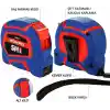 WORKPRO WP261009 5Mx19mm/16Ft. Naylon Kaplama Sarı Çelik Şerit Metre