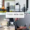 Marantz Professional MPM-1000 - Podcast, akış, şarkı söyleme, tele-çalışma ve oyun için masa standı ve kablolu XLR kondenser stüdyo mikrofonu