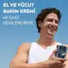 NIVEA MEN Erkek El ve Vücut Bakım Kremi Deep Dimension 400ml,Yoğun Nemlendirici,Ferah Koku,Yenileyici Bakım