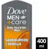 Dove Men Care Sandalwood Vanilla Duş Jeli 400 Mililitre