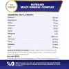 Nutraxin Multi Mineral Complex | 12 Mineral İçeren Takviye | Vegan | 60 Tablet | Kalsiyum, Magnezyum, Çinko, Demir ve Daha Fazlası