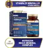 Nutraxin Multi Mineral Complex | 12 Mineral İçeren Takviye | Vegan | 60 Tablet | Kalsiyum, Magnezyum, Çinko, Demir ve Daha Fazlası