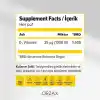 Ocean Vitamin D3 1000 IU 20 ml Sprey 130 Puff, Takviye Edici Gıda