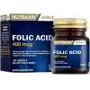 Nutraxin Vitals Folic Acid 400 mcg 100 Tablet Takviye Edici Gıda