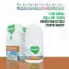 Siveno %100 Doğal Roll On Hindistan Cevizli Deodorant Ter Kokusu Önleyici Bitkisel Lekesiz Vegan 50 ml