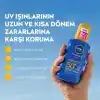 NIVEA SUN SPF50+Yüksek Güneş Koruyucu 200 ml,Suya Dayanıklı,Nemlendirici,C Vitamini,Hyalüron