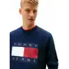 Tommy Hilfiger TJM REG BIG FLAG CNECK EXT Sweatshirt Erkek