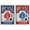 Bicycle Rider Back Intl. Jumbo Endeks Oyun Kartları, İkili Paket, Kırmızı & Mavi
