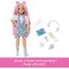 Barbie Dream Besties Ana Karakter Bebekler Daisy Barbie Rüya Arkadaşlar Daisy Jean bebek ile DJ ve müzik temalı 9 aksesuar JDD74