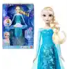 Filmdeki Let It Go şarkısını söyleyen, eklemleri bükülebilen ve ışıltılı özel kıyafet ile çıkarılabilir ayakkabı giyen Mattel Disney Karlar Ülkesi Şarkı Söyleyen Elsa Bebek, JLJ07