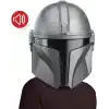 Star Wars The Mandalorian Elektronik Maske | Replikler ve Ses Efektleri İçerir | Çocuklar İçin Kostüm Aksesuarı | 5 Yaş ve Üzeri Kız ve Erkek Çocuklar İçin