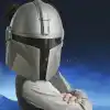 Star Wars The Mandalorian Elektronik Maske | Replikler ve Ses Efektleri İçerir | Çocuklar İçin Kostüm Aksesuarı | 5 Yaş ve Üzeri Kız ve Erkek Çocuklar İçin