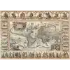 Yappuzz Eski Dünya Haritası 1000 Parça Puzzle