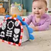 Fisher-Price yenidoğanlar için duyusal gelişimi ve karın üstünde oynama aktivitelerini destekleyen taşınabilir ayna, JHB45