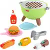 Fisher-Price Kamp Zamanı Barbekü Seti, okul öncesi çağdaki 2 yaş ve üzeri çocuklar için yiyecek temalı oyun seti ve 14 parça, JLB82