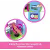 Barbie Mini BarbieLand koleksiyona uygun oyun seti, 4 cmlik bebek, aynalı kuaför tezgahı, şampuan bölümü ve hikaye anlatımına yönelik karşılama masası ile Kuaför Salonu, JCR32