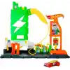 Hot Wheels Elektrikli Araç Şarj İstasyonu Oyun Seti Hot Wheels Elektrikli Araç Şarj İstasyonu ve 1:64 ölçekli oyuncak araba HTN79