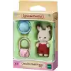 Sylvanian Families Çikolata Kulaklı Tavşan Bebek 5 Çok Renkli