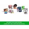 Mattel Minecraft oyuncak seti ve 7 mini aksiyon figürü, Bir Minecraft Filminden ilham alan Mini Mode Çoklu Paket, Steve ve 3 özel karakter, JFM37