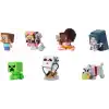 Mattel Minecraft oyuncak seti ve 7 mini aksiyon figürü, Bir Minecraft Filminden ilham alan Mini Mode Çoklu Paket, Steve ve 3 özel karakter, JFM37