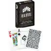 Copag Elite%100 Plastik Oyun Kartları, Poker Boyu Jumbo Endeks Tek Deste, Siyah