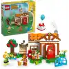 LEGO Animal Crossing Isabelle Ev Ziyaretinde 77049 – 6 Yaş ve Üzeri Kız ve Erkek Çocukları için Fauna Dahil 2 Minifigür İçeren Yaratıcı Oyuncak Yapım Seti, Doğum Günü Hediyesi Fikri (389 Parça)